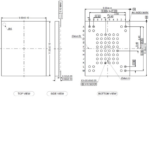 NS-NAND-FBGA063090110-001T