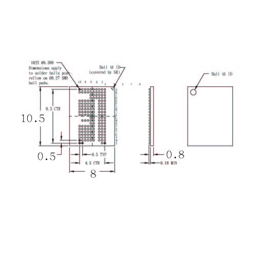 ND-eMCP-BGA162080105-001D