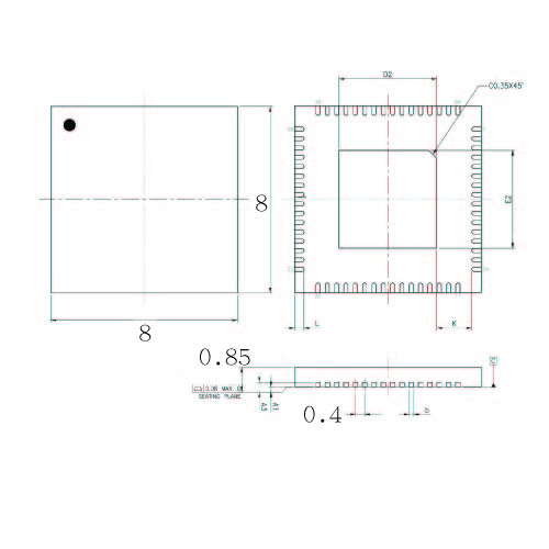 NS-MCU-QFN064080080-001D