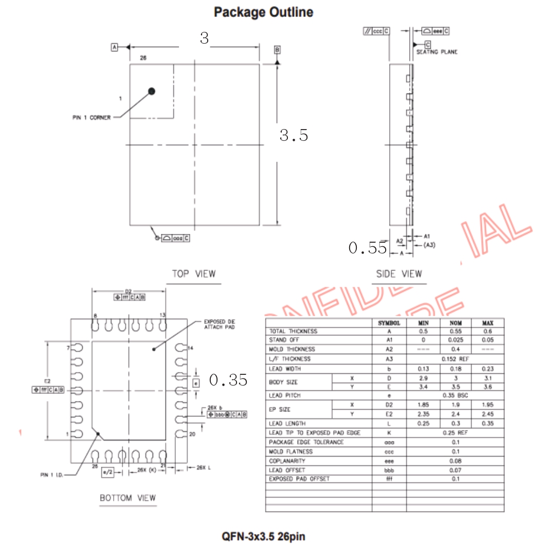 NS-MCU-QFN026030035-003D