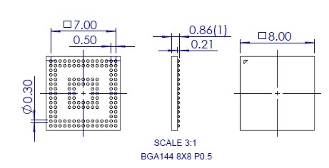 NS-MCU-BGA144080080-002D