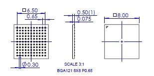 NS-MCU-BGA121080080-001D