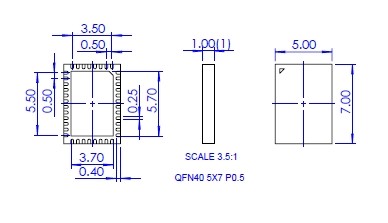 NS-MCU-QFN040050070-002D