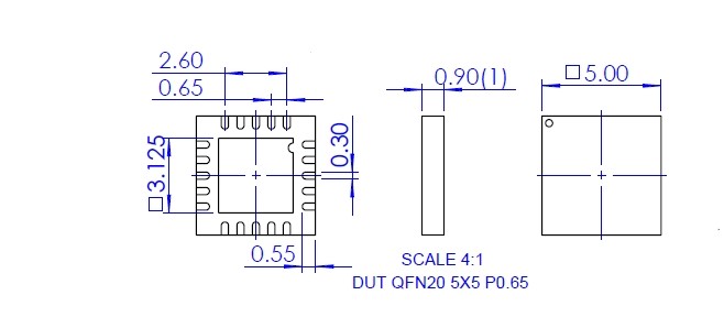 NS-MCU-QFN020050050-003D