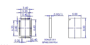 NS-MCU-QFN052050080-003D