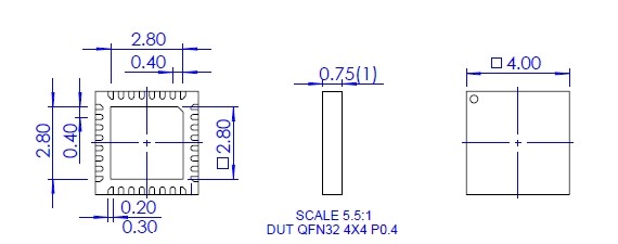 NS-MCU-QFN032040040-001D