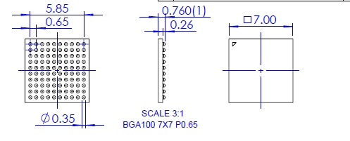 NS-MCU-BGA100070070-003D