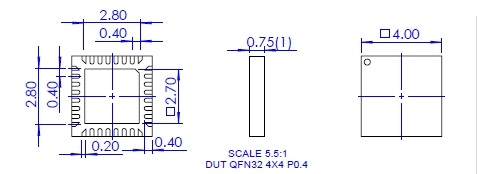 NS-MCU-QFN032040040-027D