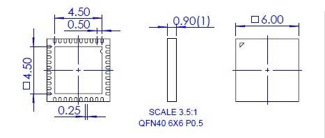 NS-MCU-QFN040060060-035D