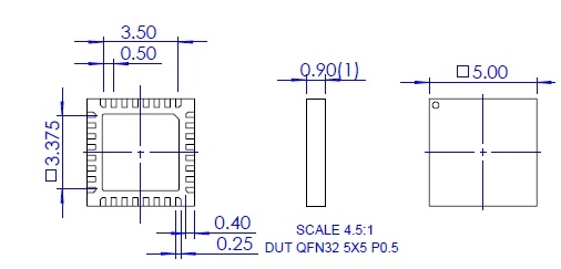 NS-MCU-QFN032050050-054D