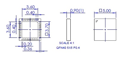 NS-MCU-QFN040050050-055D