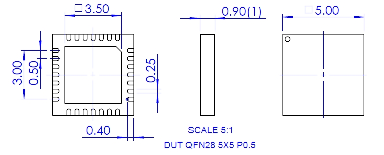 NS-MCU-QFN028050050-001D