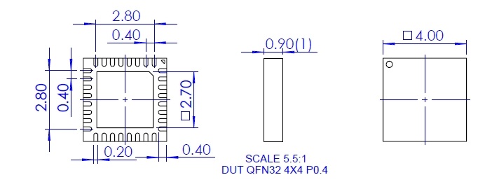 NS-MCU-QFN032040040-039D