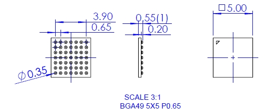 NS-MCU-BGA049050050-001D