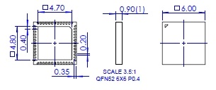 NS-MCU-QFN052060060-011D