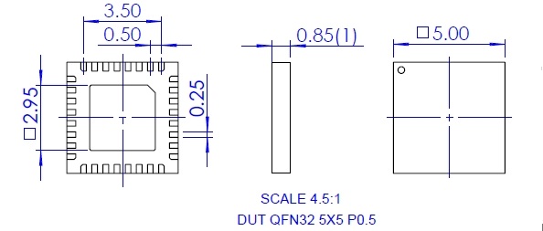 MCU-QFN032050050-107D