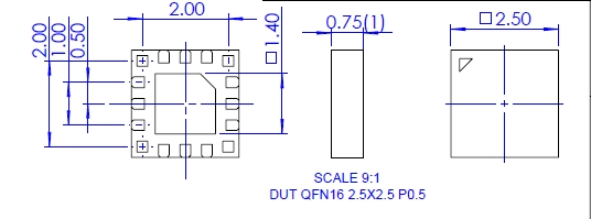 NS-MCU-QFN016025025-001D