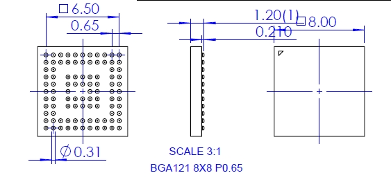 NS-MCU-BGA095080080-001D