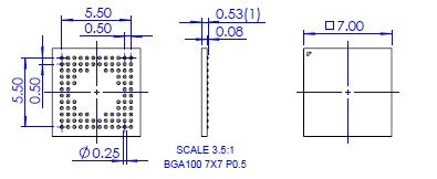 NS-MCU-BGA100070070-002D