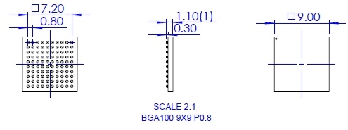 NS-MCU-BGA100090090-001D