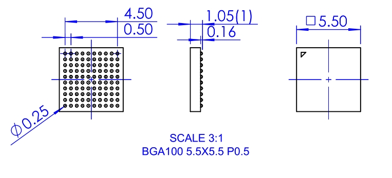 NS-FPGA-BGA100055055-001D