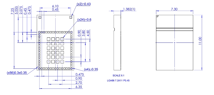 NS-MCU-LGA086073110-001D