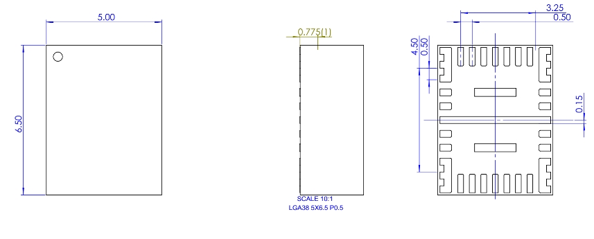 NS-MCU-LGA038050065-001D
