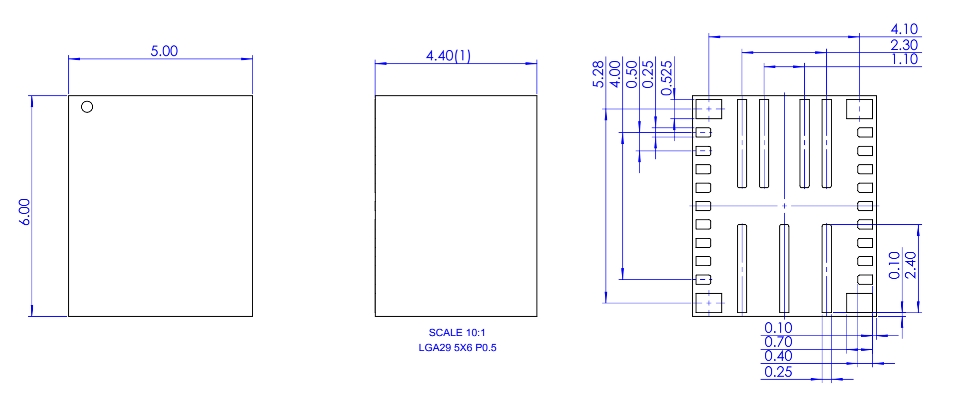 NS-MCU-LGA029050060-001D