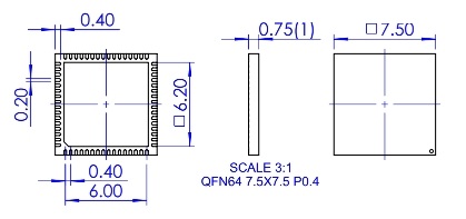 NS-MCU-QFN064075075-001D