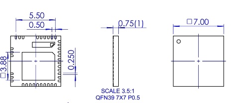 NS-MCU-QFN039070070-001D