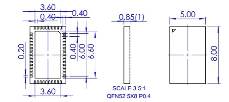 NS-MCU-QFN052050080-007D